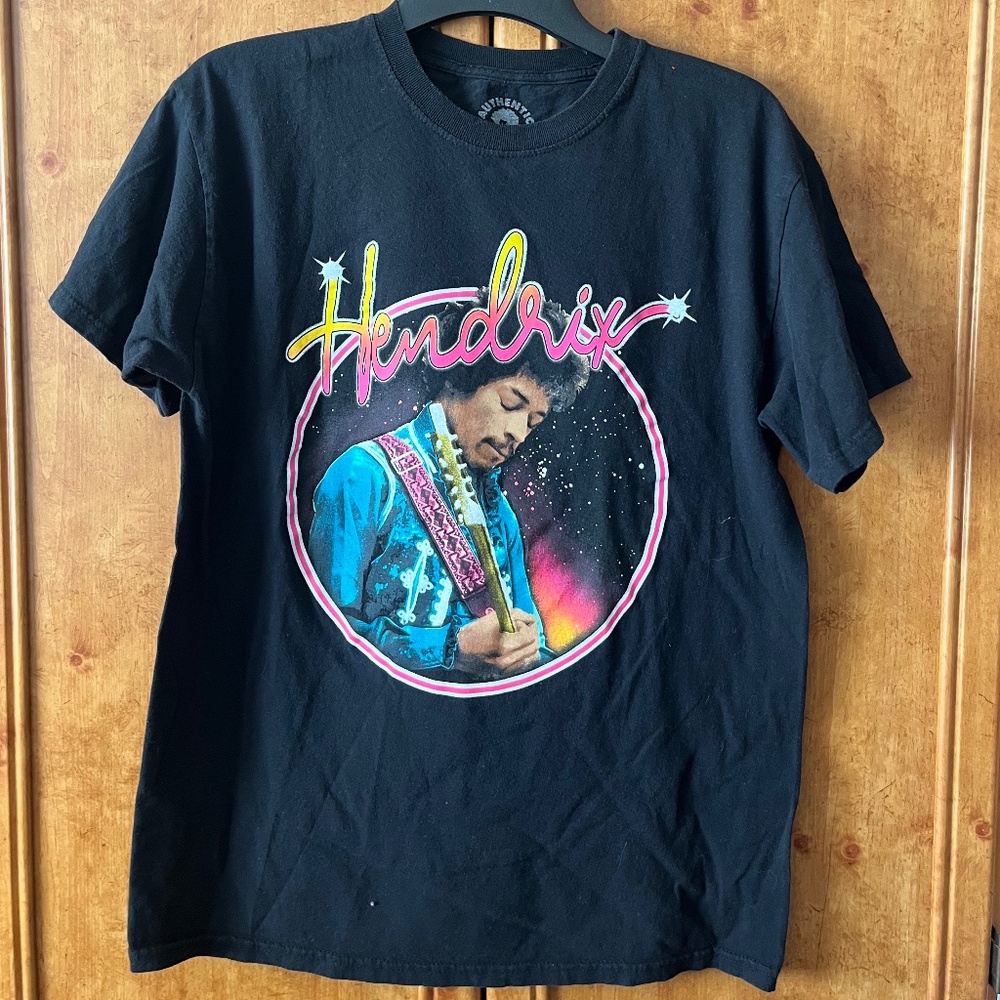 Authentic Jimi Hendrix Graphic T-Shirt Size L